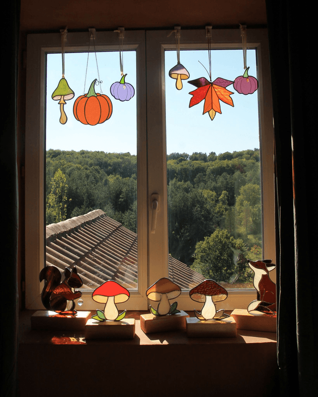 Le petit champignon lavande 