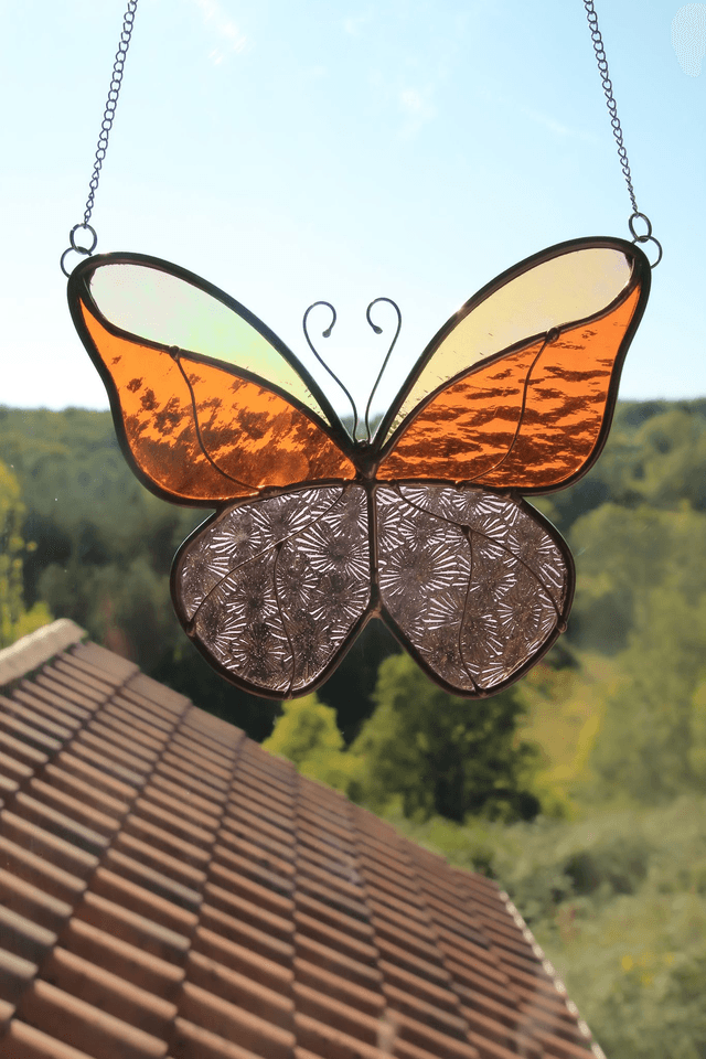 Le petit papillon du soleil couchant 
